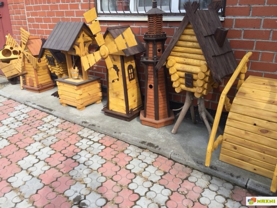 Деревянные изделия для дачи