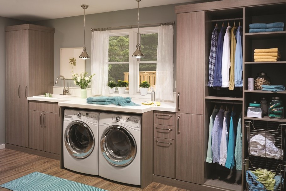 Выдвижная полка с корзиной для белья Laundry area Hailo