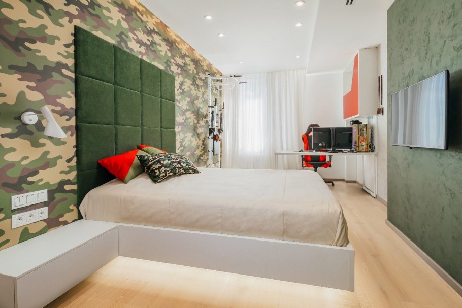Милитари интерьер