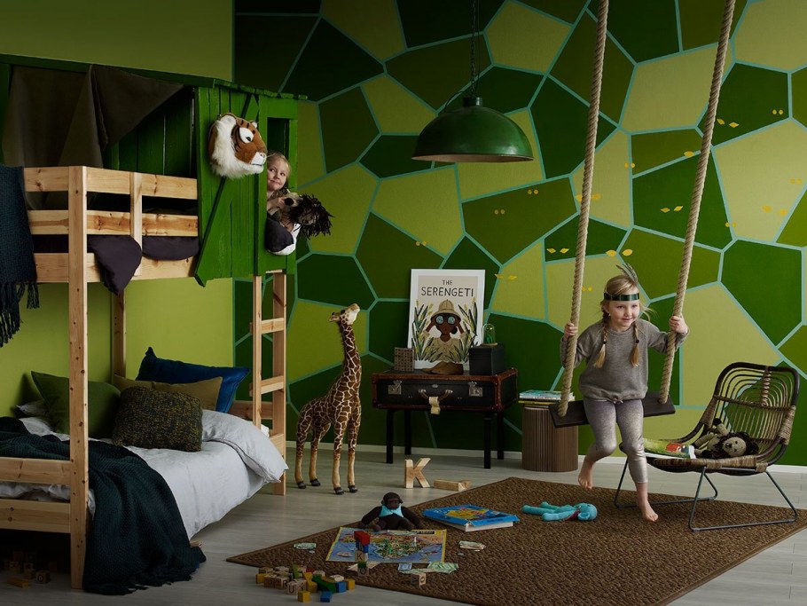 Комната в стиле джунгли