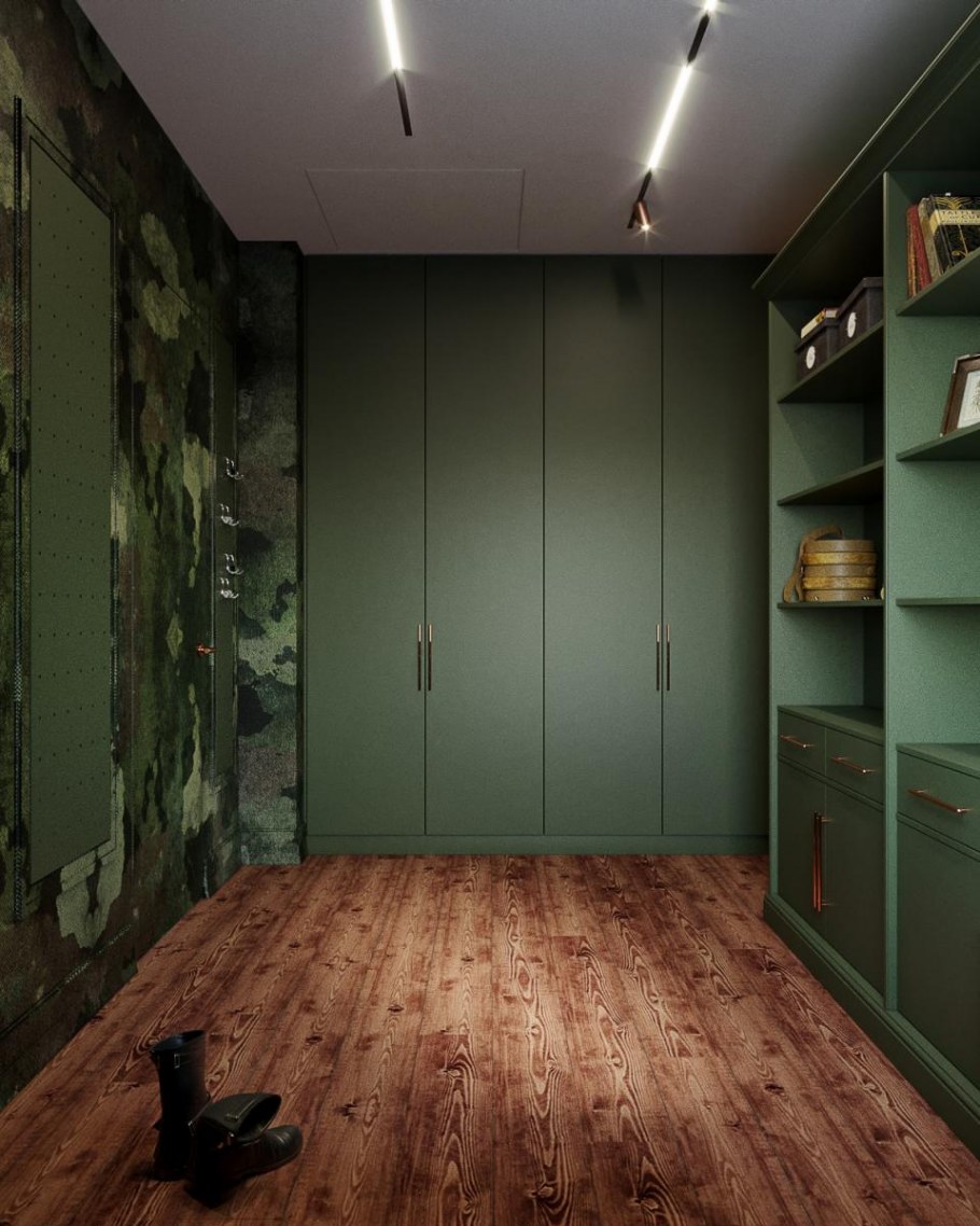 Стиль милитари в интерьере