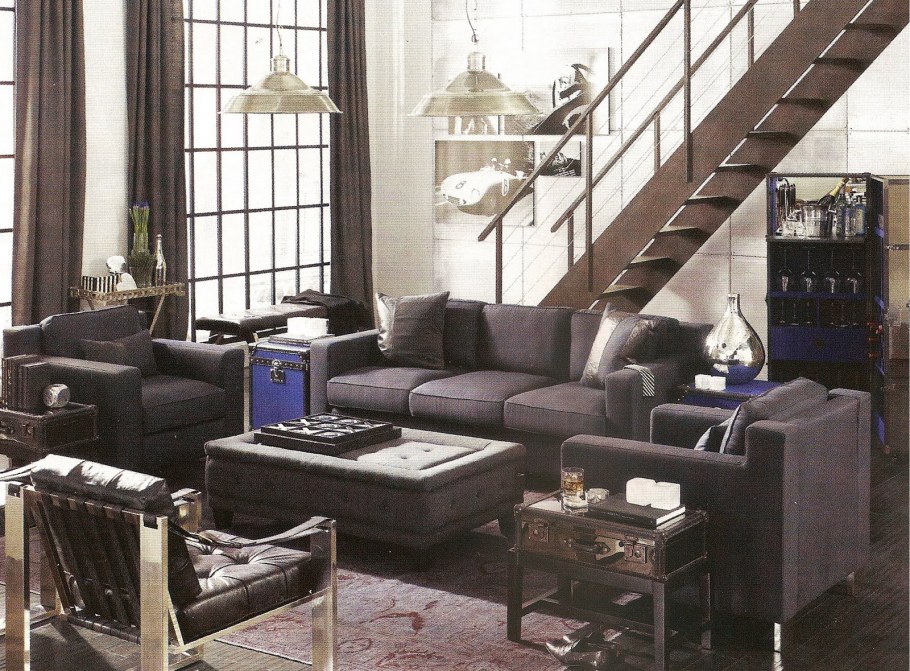 Brutal men's Living Room