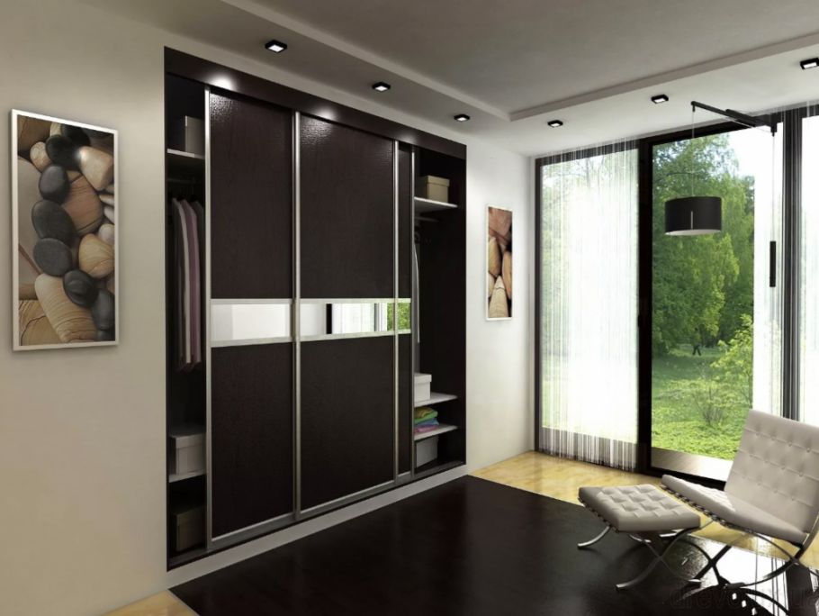 Шкаф-купе радиусный комфорт