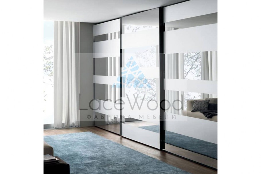 Современный угловой шкаф