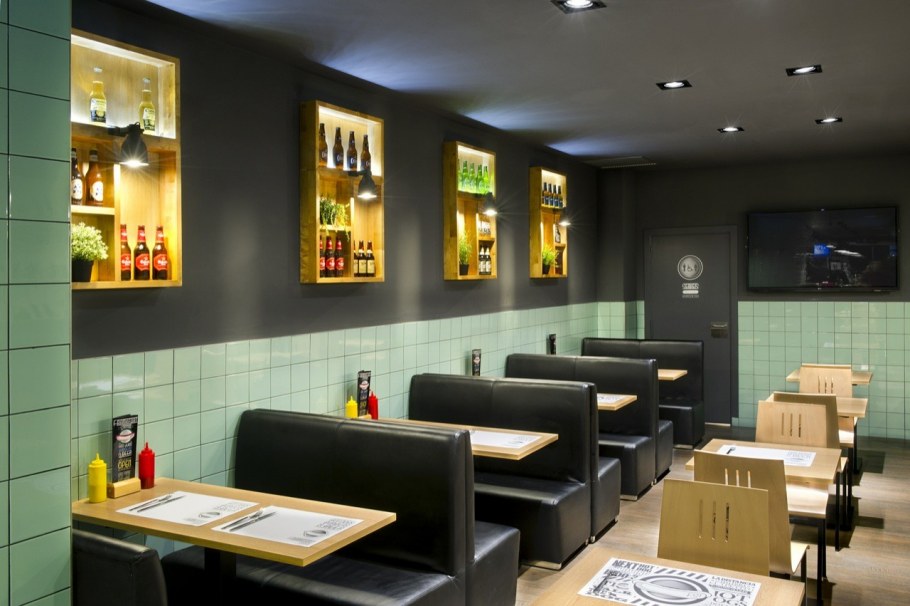 Фаст фуд рестораны интерьер