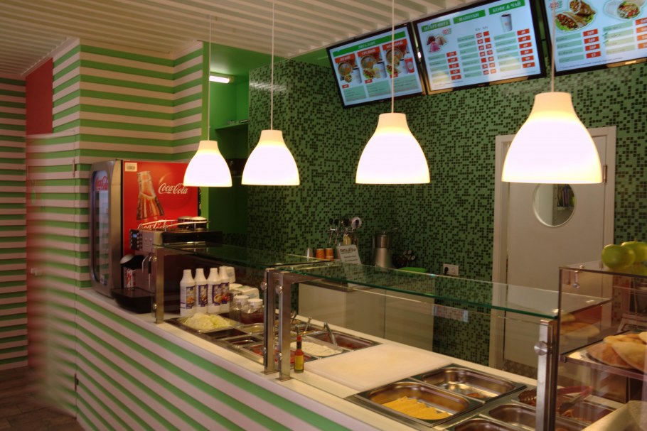 Мини кафе фаст фуд интерьер