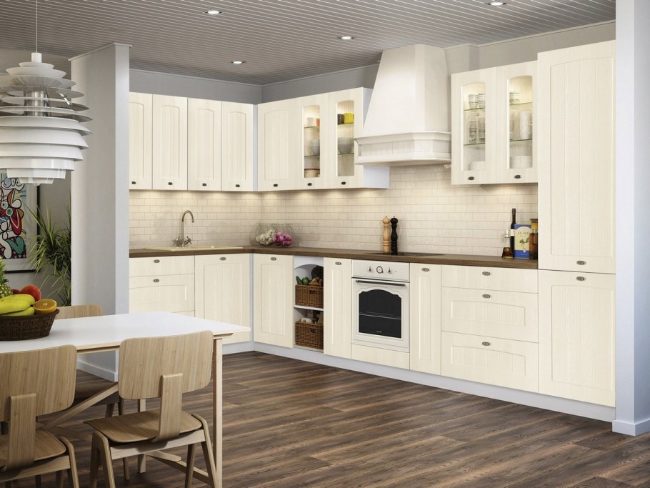 Кухня Мишель касторама белая