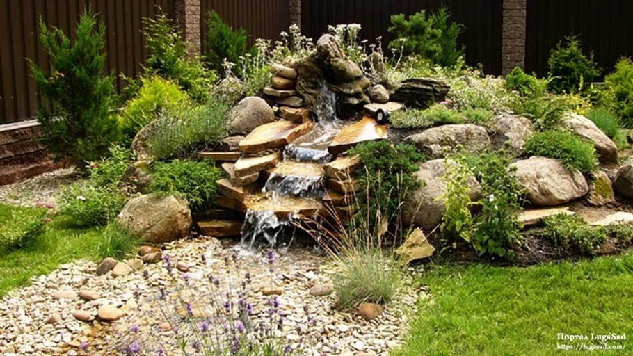 Рокарий с альпийской горкой