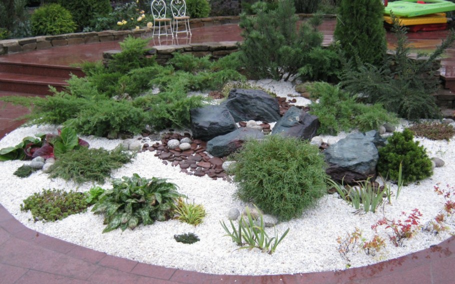 Клумба рокарий