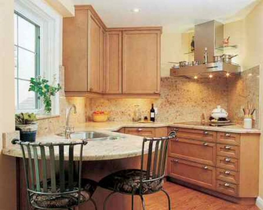 Кухня в однокомнатной квартире