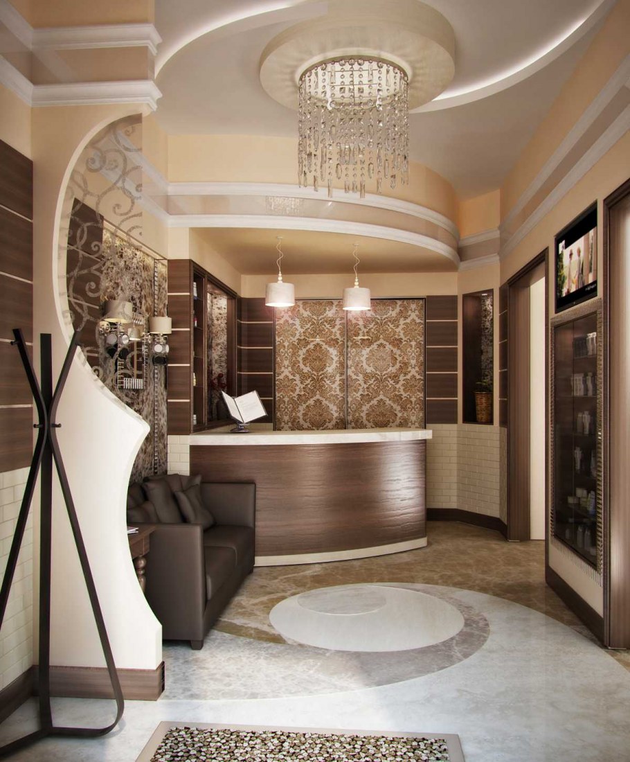 Стильный салон красоты интерьер