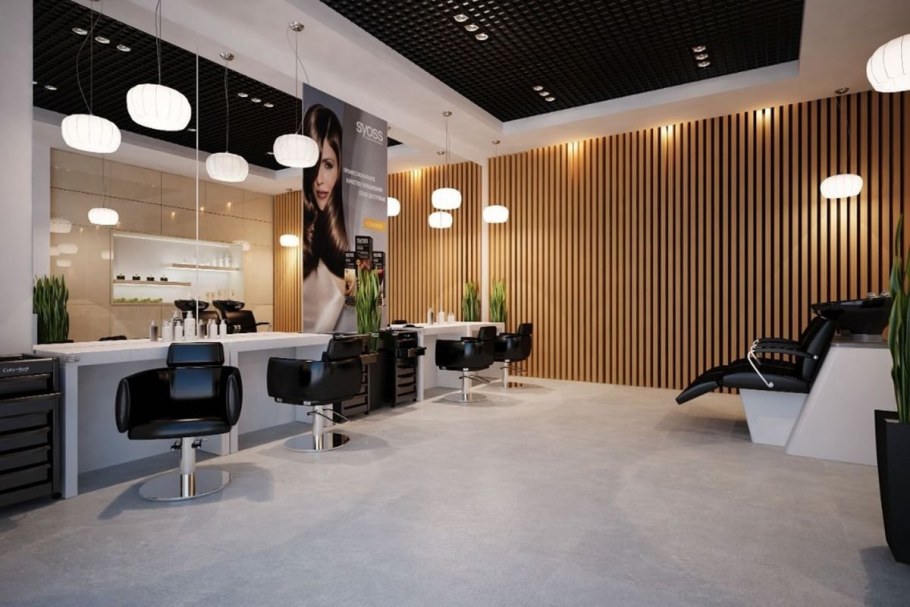 Стильный салон красоты интерьер