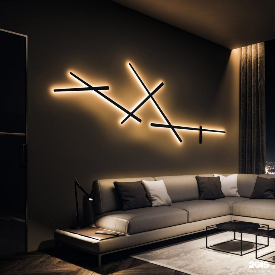 Диодное освещение в коридоре