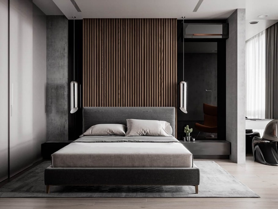 Спальня в минималистическом стиле