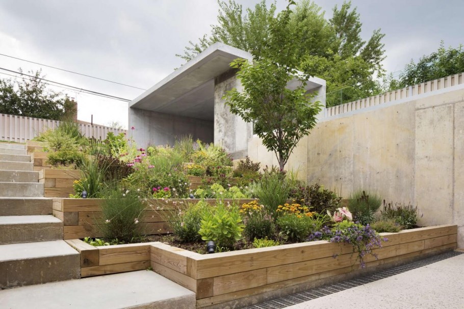 Ландшафт террасирование участка