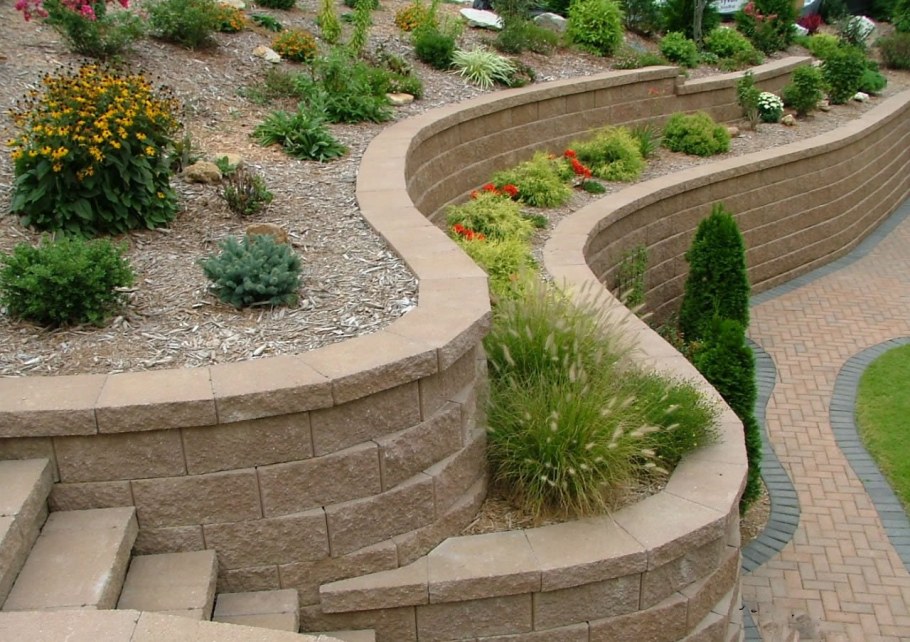 Ступеньки в саду