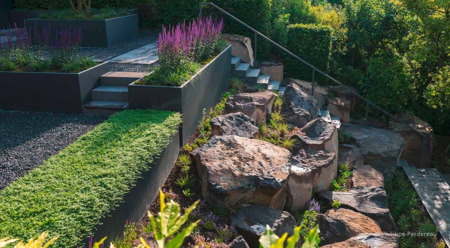 Ландшафт Голландия подпорная стенка