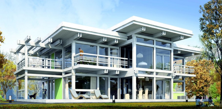 Фахверковый дом Модерн