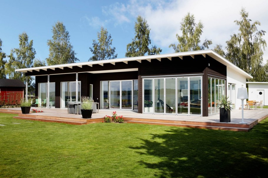 Фальцевая кровля фахверк