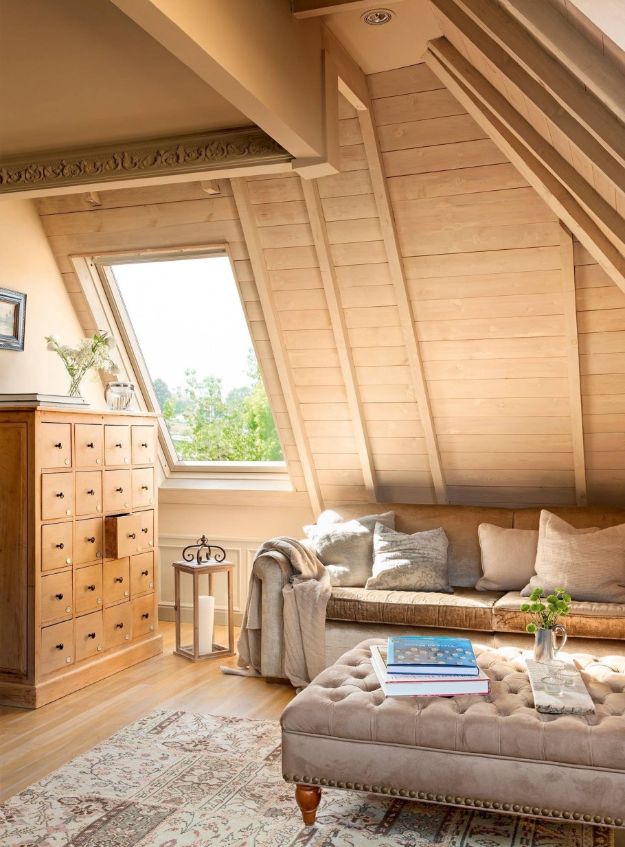 Мансарда в деревянном доме