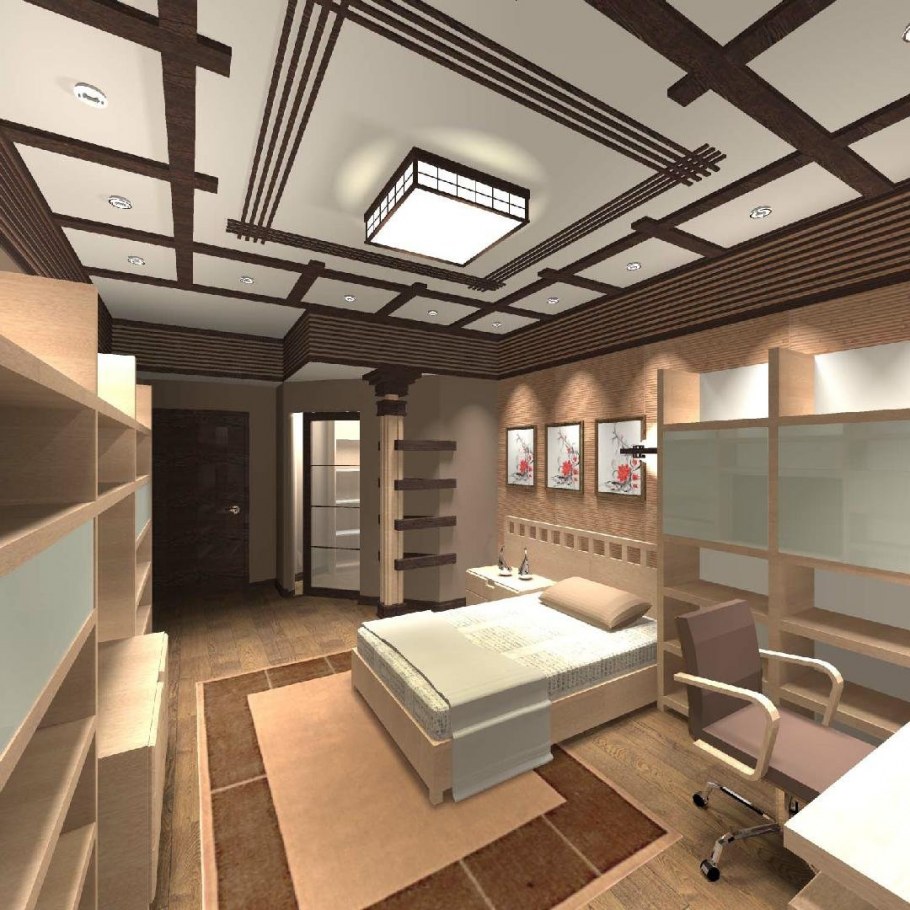 Комната в японском стиле для мальчика