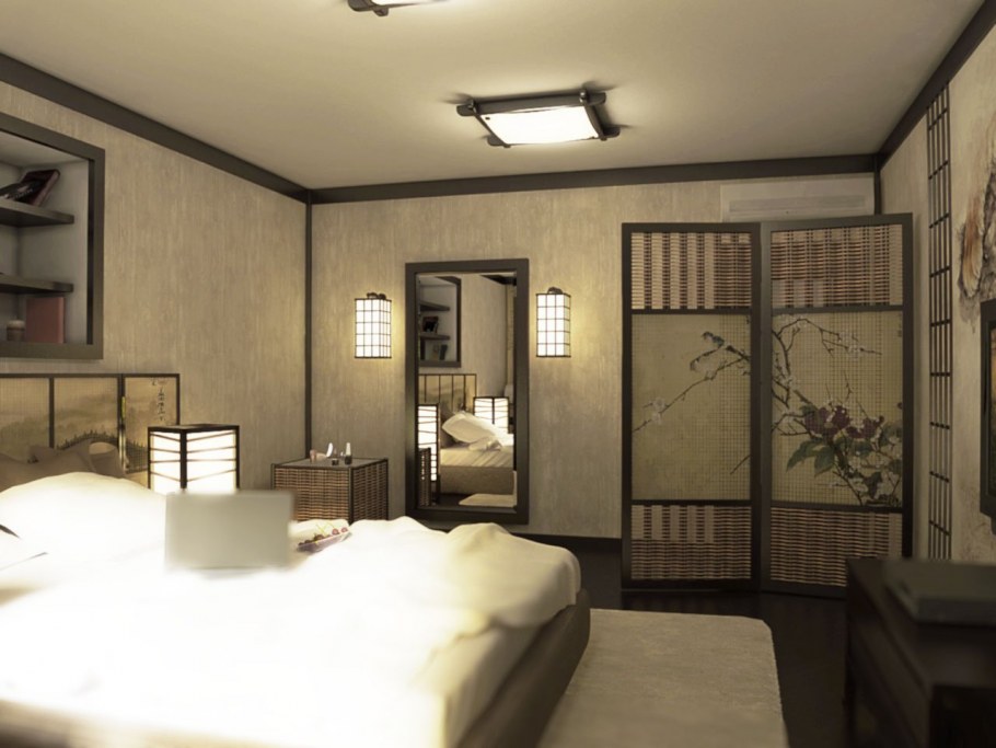 Японскийстиль в сапльне