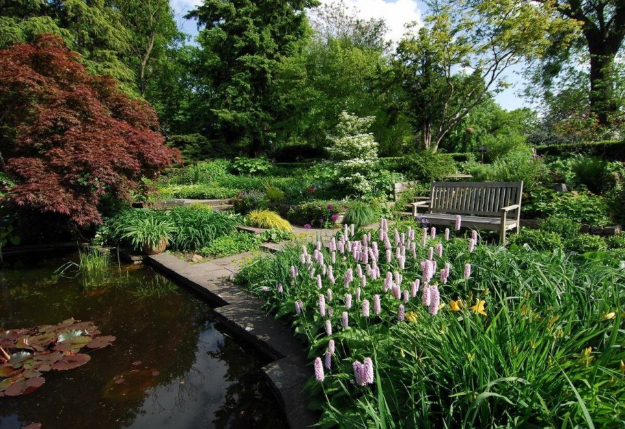 Японский сад Киото в Холланд парк