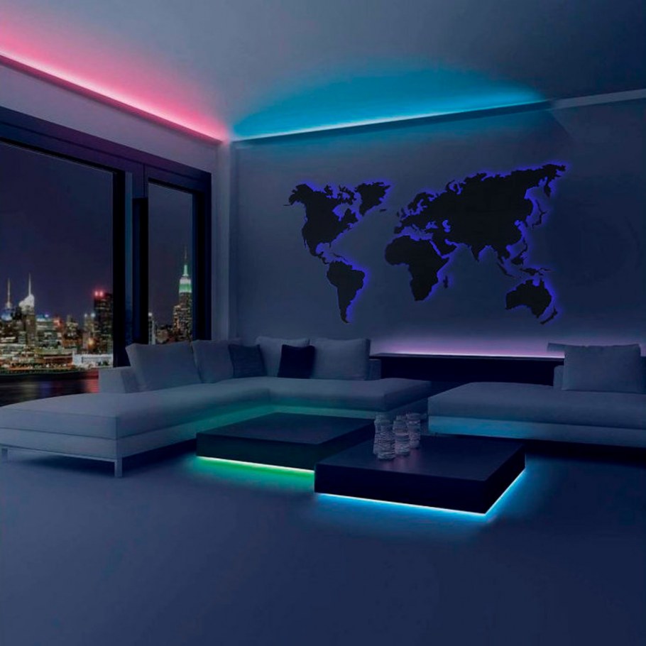 Светодиодная подсветка в спальне