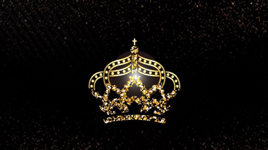 Корона наклейка на стене