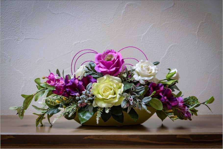 Горизонтальная флористическая композиция