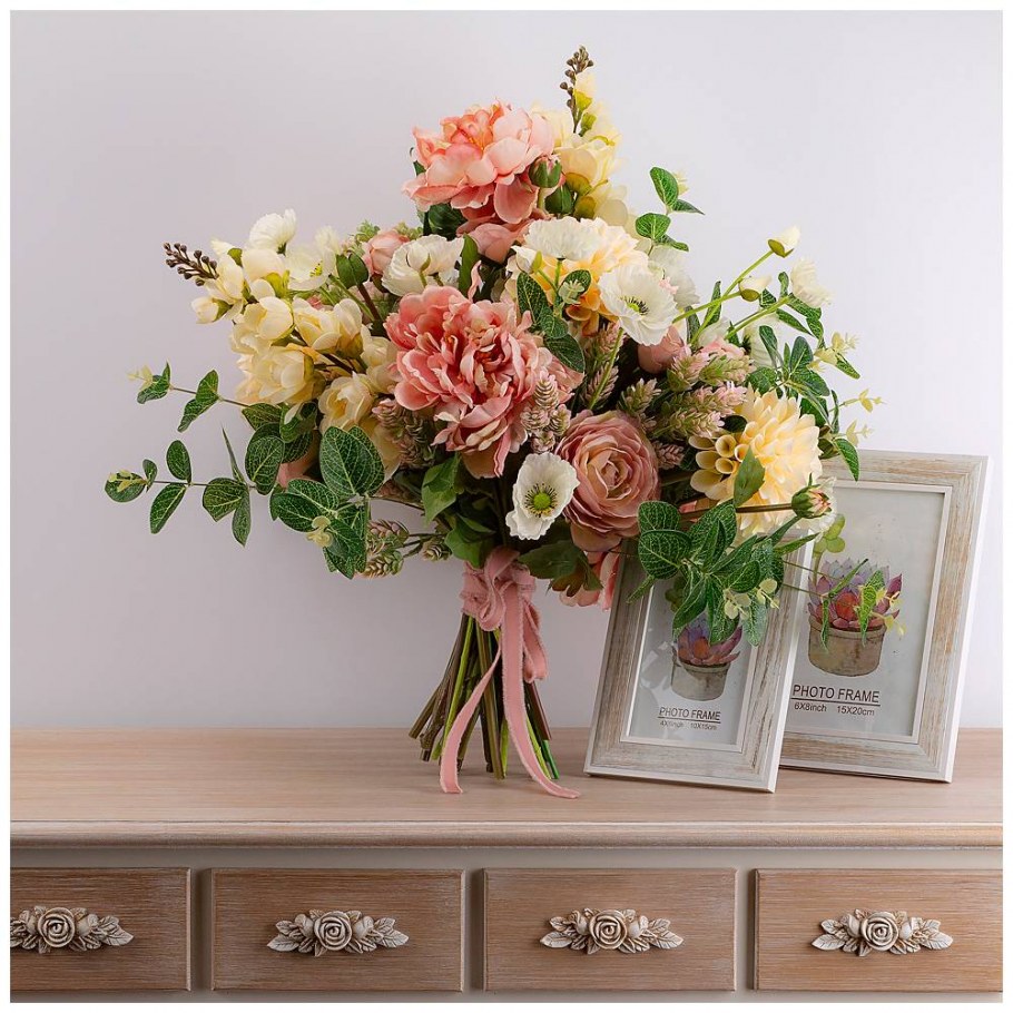 Букеты из искусственных цветов для интерьера
