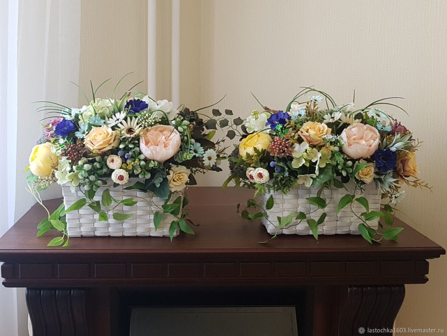 Летние интерьерные флористические композиции
