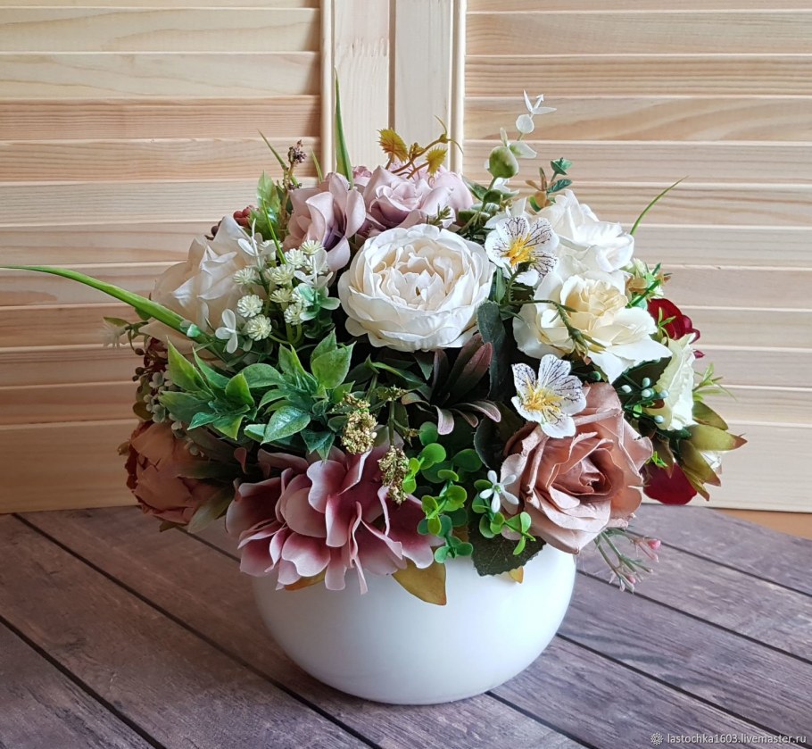 Интерьерные цветочные композиции