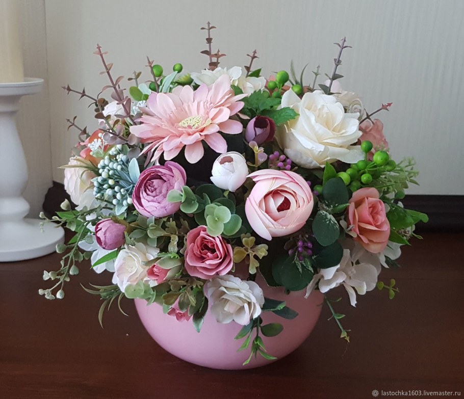 Интерьерные цветочные композиции