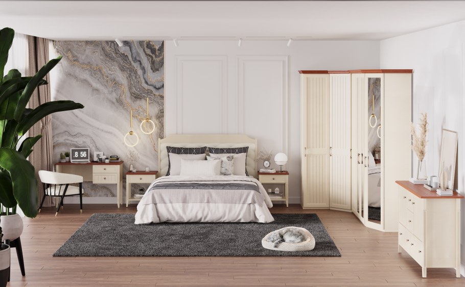 Спальня Белладжио лазурит