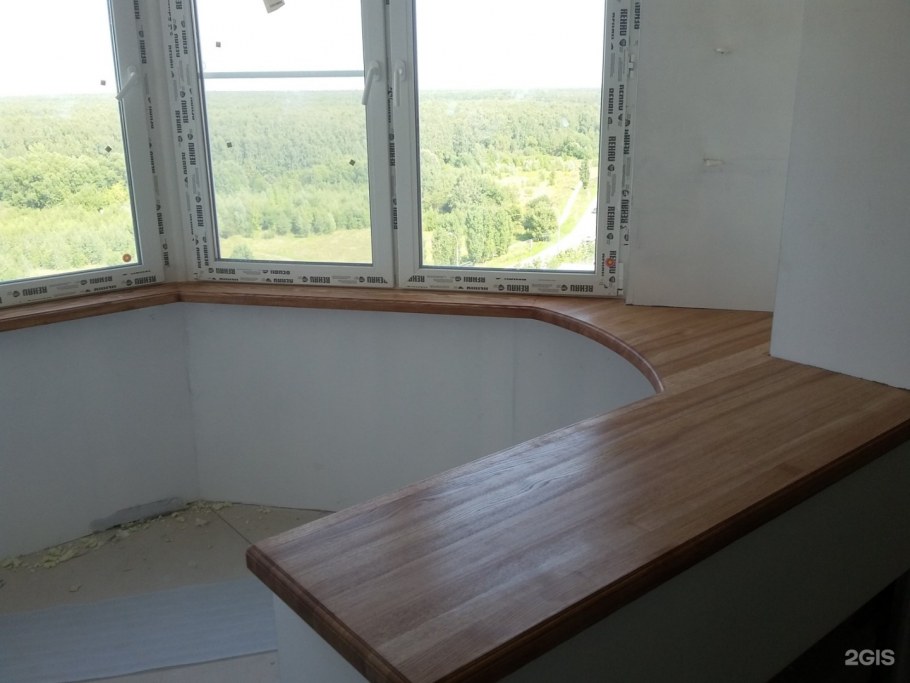 Столешница в подоконнике под письменный стол