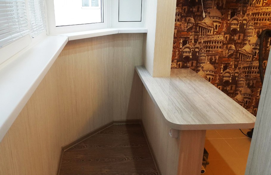 Отделка лоджии