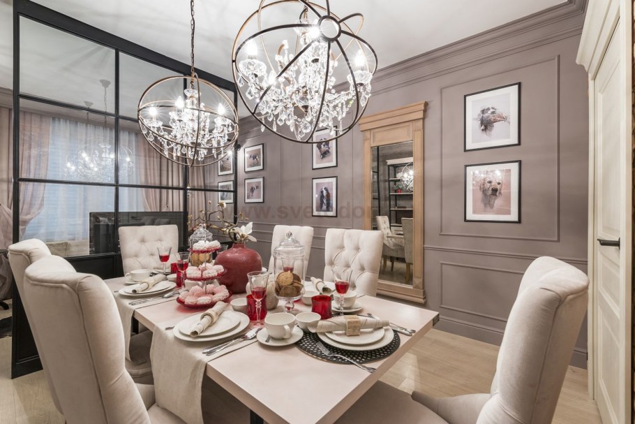 Гостиная ар деко Неоклассика