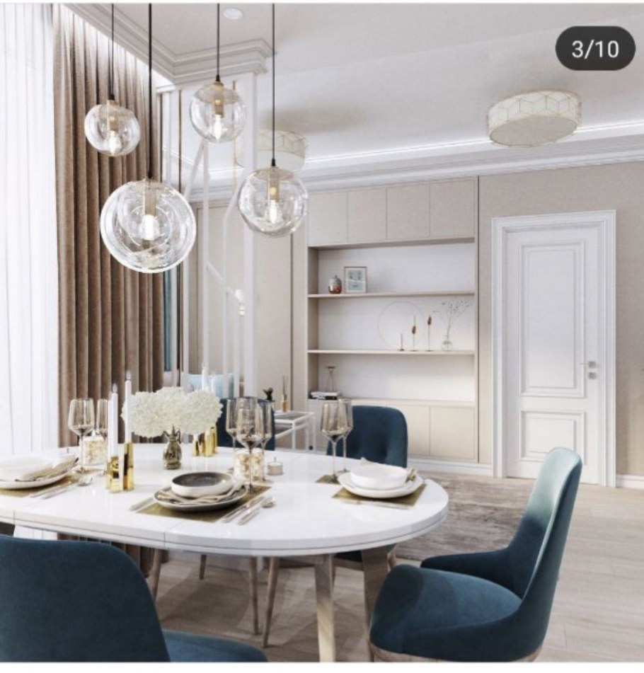 Люстры Неоклассика в интерьере