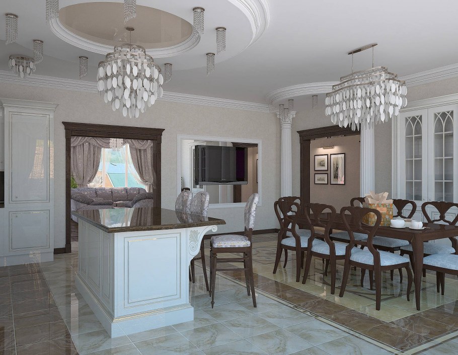 Люстра Неоклассика на кухню