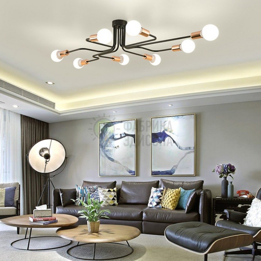 Люстра Евросвет 60065/5 серебро