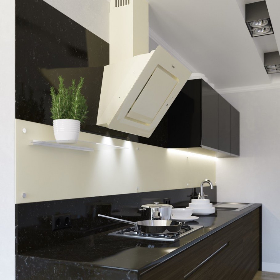 Каминная вытяжка Eleyus Venera 1000 60 bg