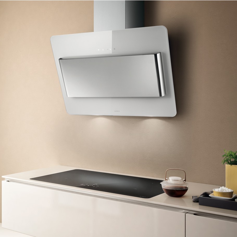 Каминная вытяжка Elica Belt Lux WH/A/80