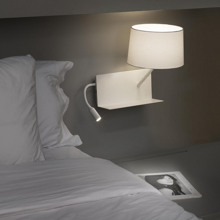 Светильники над кроватью