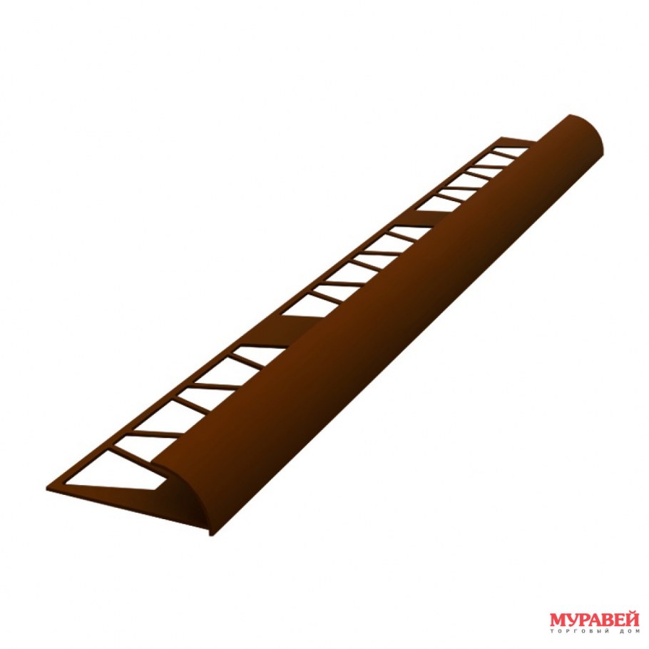 Раскладка под плитку 7-8мм наруж.2,5м белый (50шт/уп)