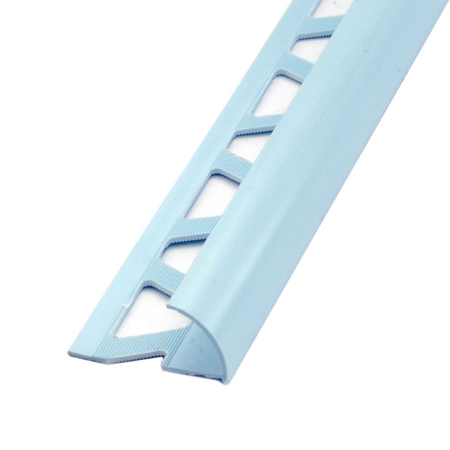 Раскладка наружная для плитки 10мм 2,5м "идеал", 001 белый