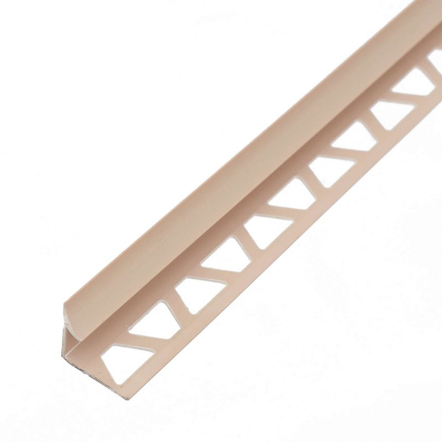 Профиль алюминиевый для кафельной плитки наружный 10х2700 мм серебро