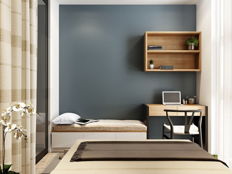 Спальня в маленькой комнате