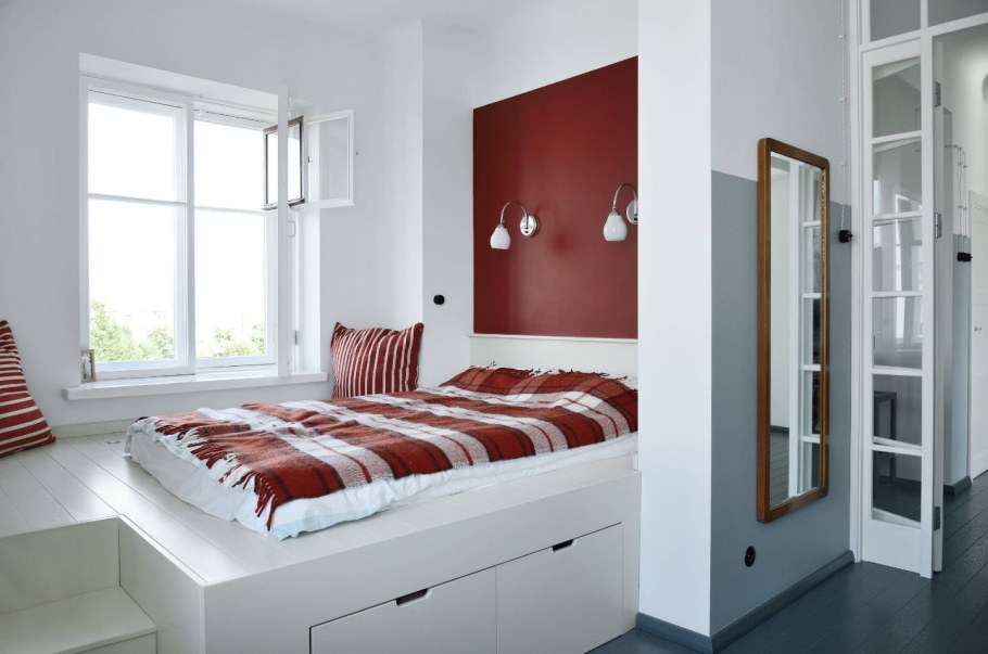 Спальня с 2 кроватями