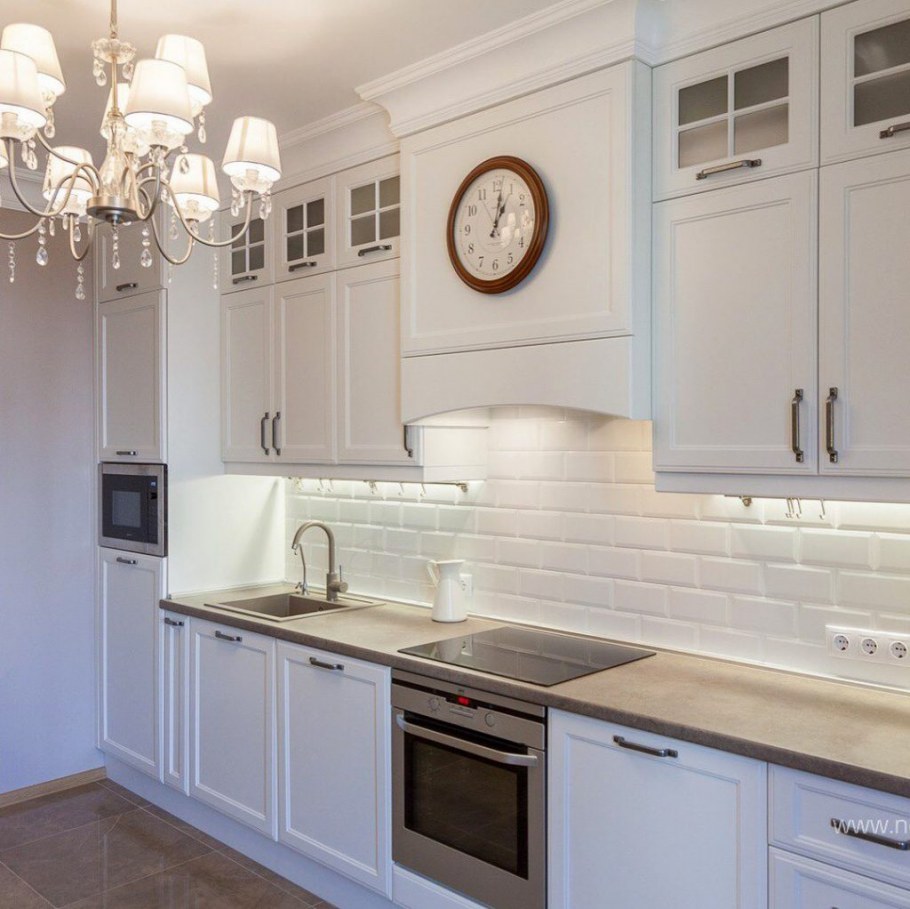 Белая кухня Неоклассика Неоклассика белая кухня